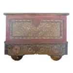 Grobog Antique Javanese Wheeled Chest CABI-0001