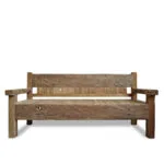 Balinese Rustic Salvaged Teak Daybed DBED-0010
