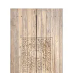 Balinese Hand Carved Teak Door Panels TDOO-0006 - Image 2