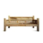 Rustic Teak Outdoor Bench DBED-0011