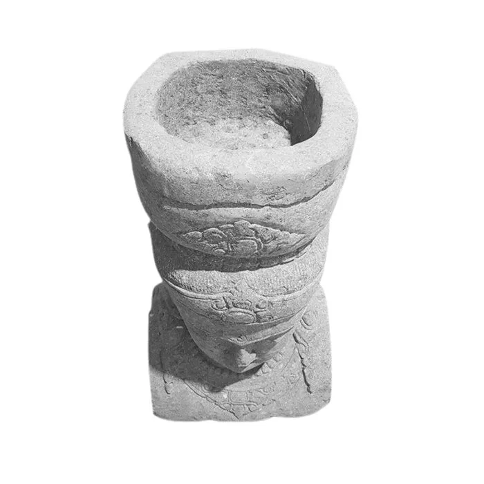 Stone Carved Greenstone Dewi Head Statue GSTA-0002 - Image 3