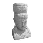 Stone Carved Greenstone Dewi Head Statue GSTA-0002 - Image 4