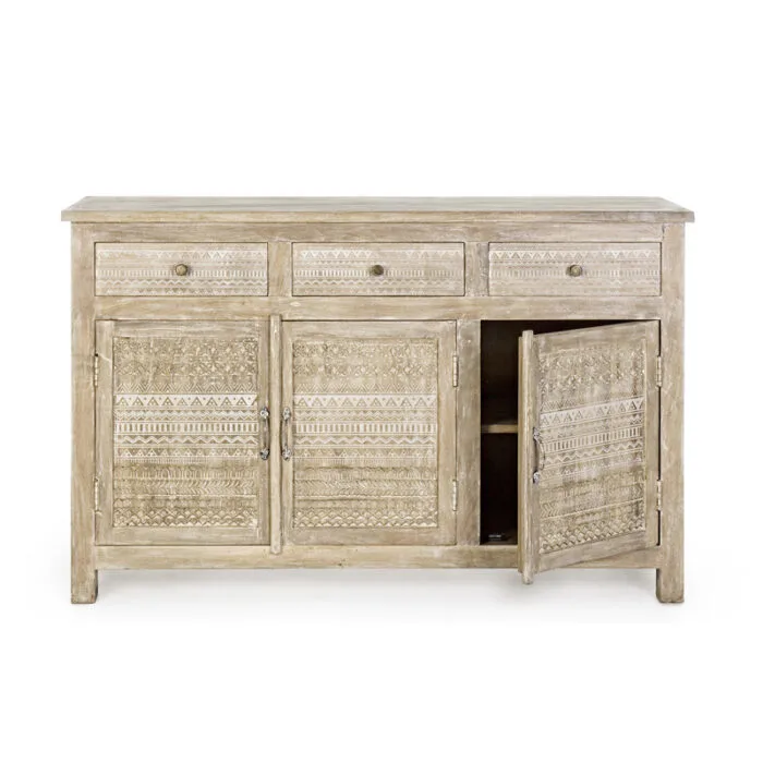 Timorese Hand Carved  Cabinet CABI-0005 - Image 3